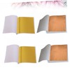 Tofficu 200 Sheets Imitation Gold Leaf Foil Paper for Art