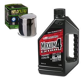 RAD Powersports Oil Change Kit For Kawasaki 1997 KLF400 Bayou 4X4 SRA Synthetic 10W-40