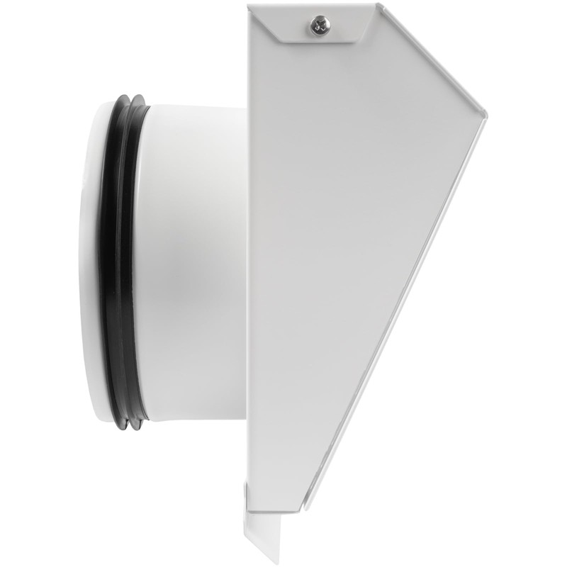 Vent Systems 6" Inch Exhaust Vent Cover with Rubber Gasket