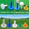 FINGER TEN Golf Tees Rubber Golf Tee Long Short Range