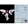 Fluorescent Water Transfer Decal for Robot MS Models, HG RG