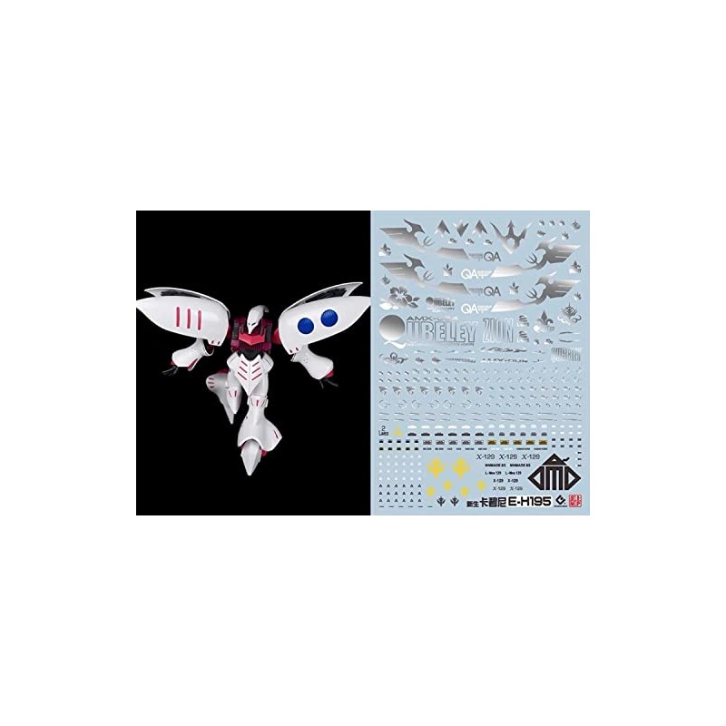 Fluorescent Water Transfer Decal for Robot MS Models, HG RG
