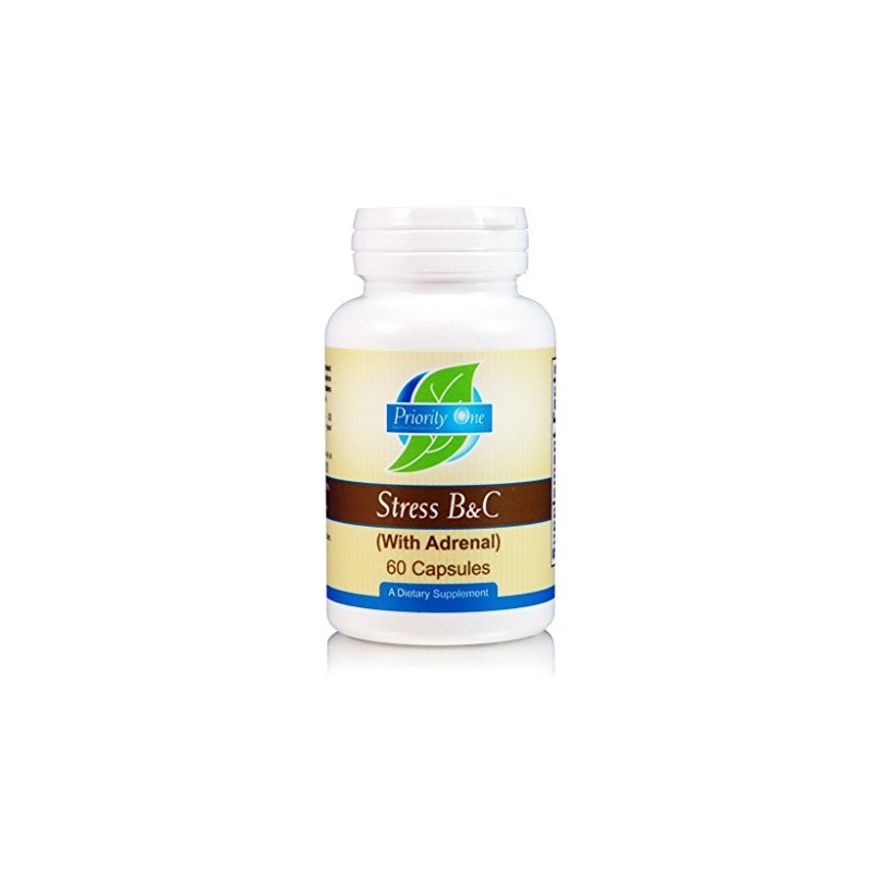 Priority One Vitamins Stress B & C 60 Capsules -