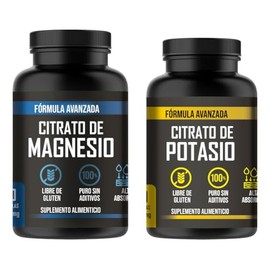 Lenico Citrato de Magnesio y Citrato de Potasio, 120 Cápsulas, Calidad Premium