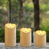 Amagic Flickering Flameless Candles, Waterproof Outdoor Indoor Battery Operated LED