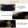 2 Pack Tissue Box Cover Holder, Pineapple Pattern Rectangle Leather