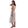 Amazhiyu Womens Linen Halter Sleeveless Maxi Dress Tie Back with