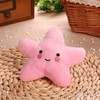 Ymhapp Pink Easy Grab Small Squeaky Soft Plush Starfish Dog