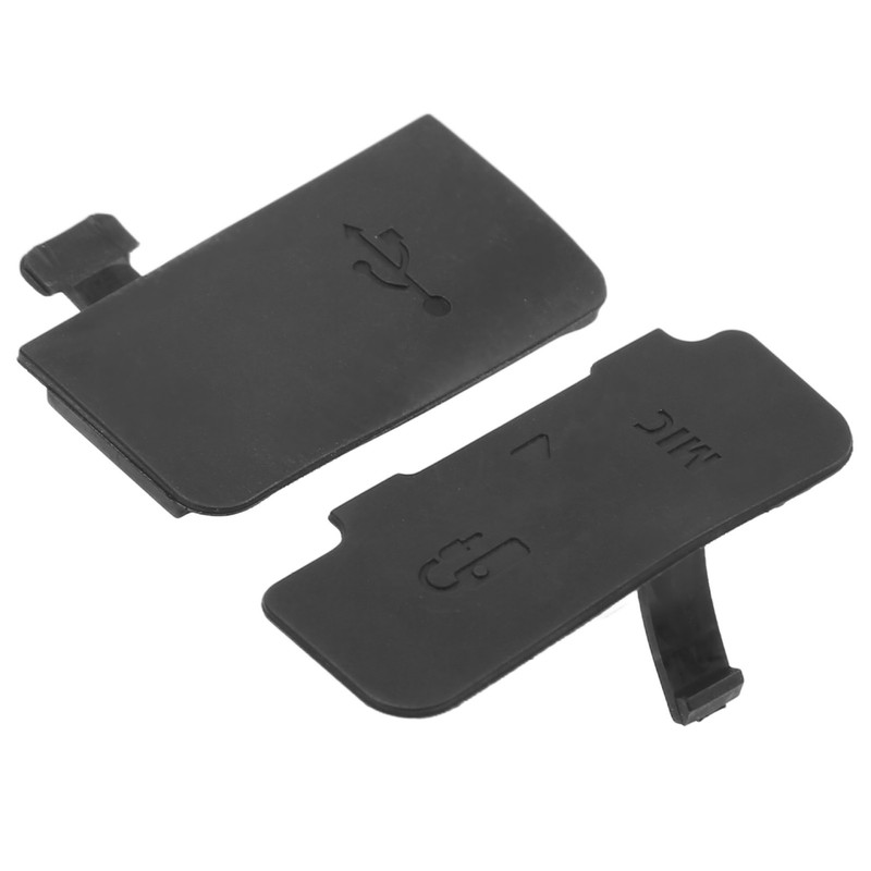 2PCS Digital Camera MIC Interface Door Cover Rubber Camera Repair