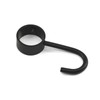 Zerniple Stainless Steel Hook Towel Hanger Black Hook Kitchen Utensil