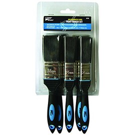 pro user PRO-ZZ110 No Bristle Loss Paint Brush Set - Black (5-Piece)