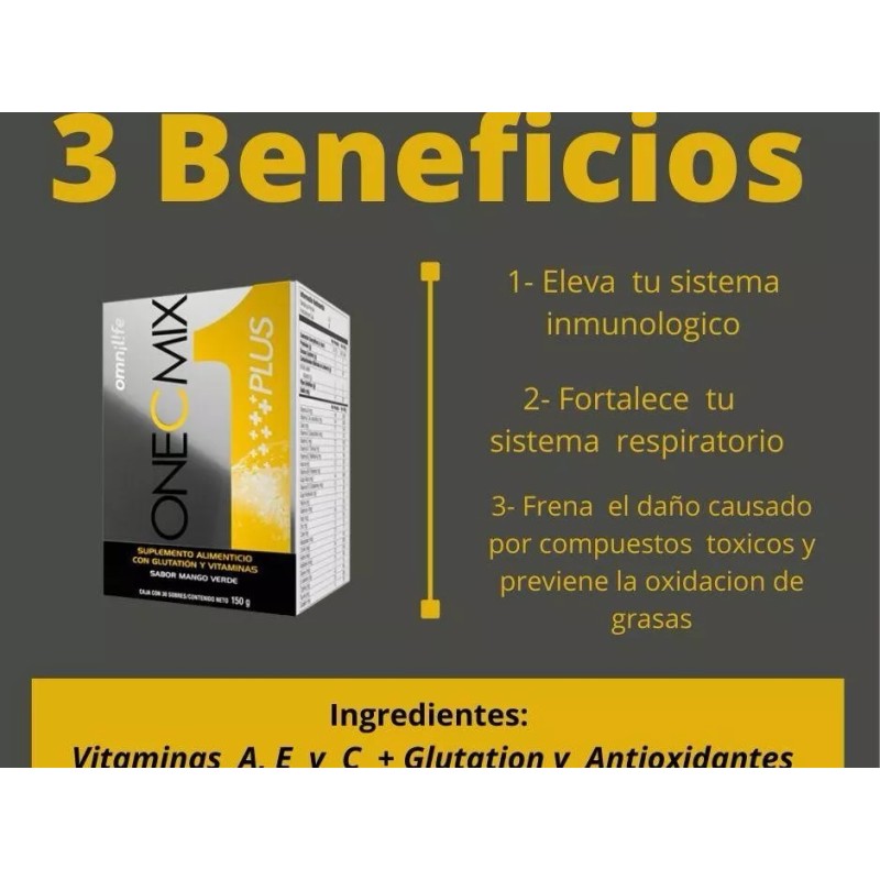 natural one c mix vitaminas sistema Inmunologico Alergias,gripa