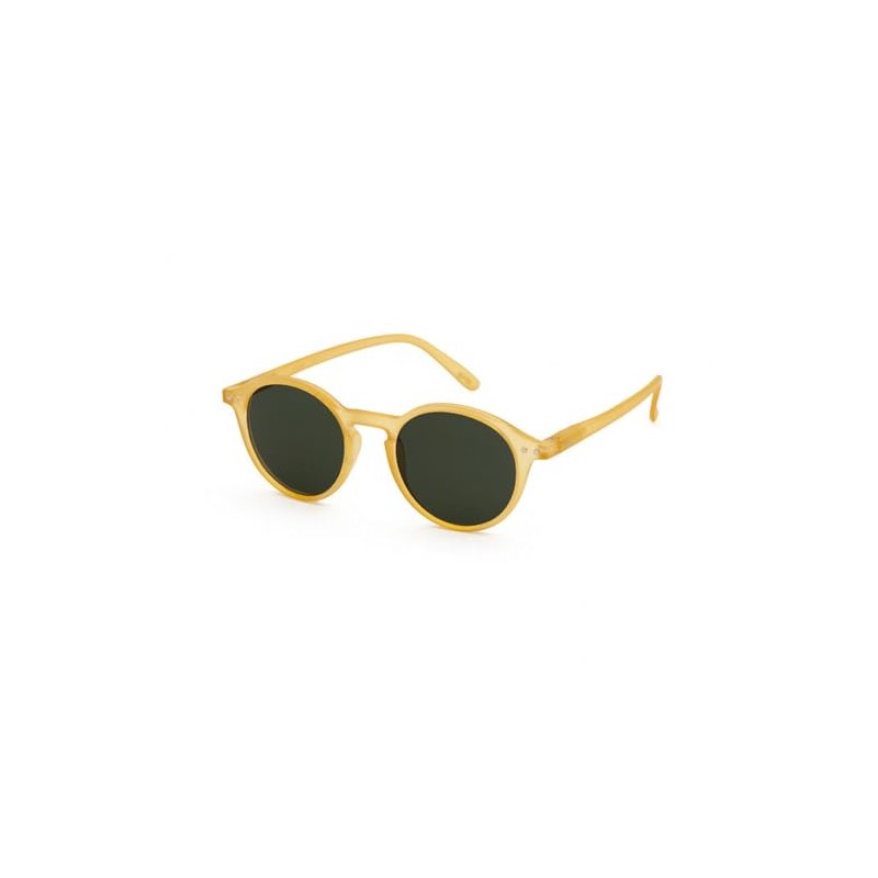 Ijipizi Boston Sunglasses #D Model, yellow honey / green