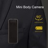 Mini Body Camera 1080P Wearable Tiny Video Recorder with Back