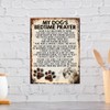 MY DOG'S BEDTIME PRAYER RETRO STYLE METAL TIN SIGN/PLAQUE (SHIH