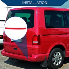 Twowinds Rear Bumper Reflector Reflector Red Reflector for Rear Bumper Right Side Compatible with VW T5 Transporter Multivan Caravelle T6 (2012-2016) 7E0945106A