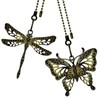 2 Pieces Bronze Ceiling Fan Pull Chains,12 Inch Dragonfly and