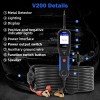 V200 Car Truck Motorcycle 12V~24V Circuit Tester Fuse, Diode, Relay