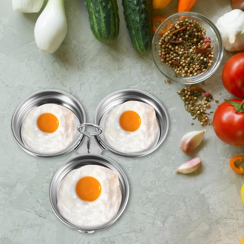 Cabilock Steam Eggs Mold Poached Egg Holder Tray Egg Poacher