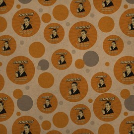 GRAPHICS & MORE Shots Twice the Alcohol Half Liquid Funny Humor Premium Kraft Gift Wrap Wrapping Paper Roll