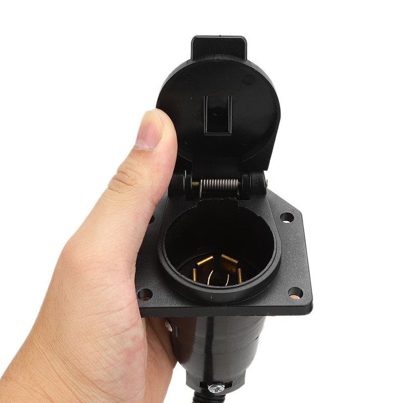 12V Trailer RV Connector 7 Way to 4 Way Hitch
