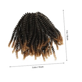 Baluue Distressed Butterfly Locs Crochet Hair Afro Spring Twist Gradient Braiding Hair for Styles Vibrant Colors Versatile Styling Options