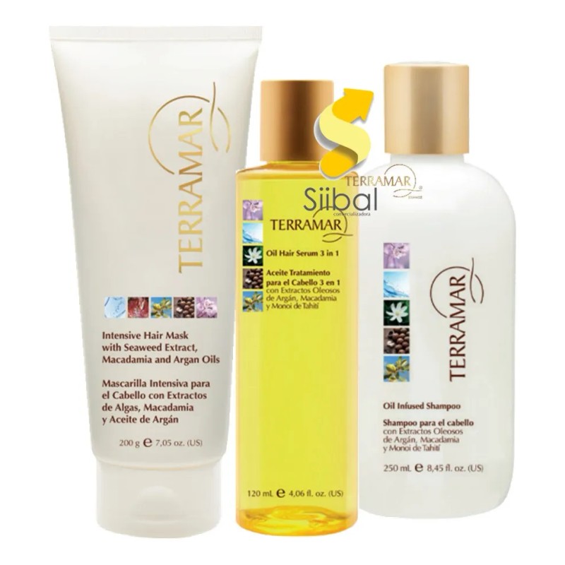 Set Shampoo, Oleo 3 En 1 Y Mascarilla Terramar 3