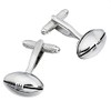 Novelty Rugby Ball Cuff Link & Gift Box In Polished