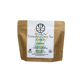 Zen Garden Tea - Hot or Cold Brew Tea - Genmaicha Green Tea Bags - 20 cnt / 3g each