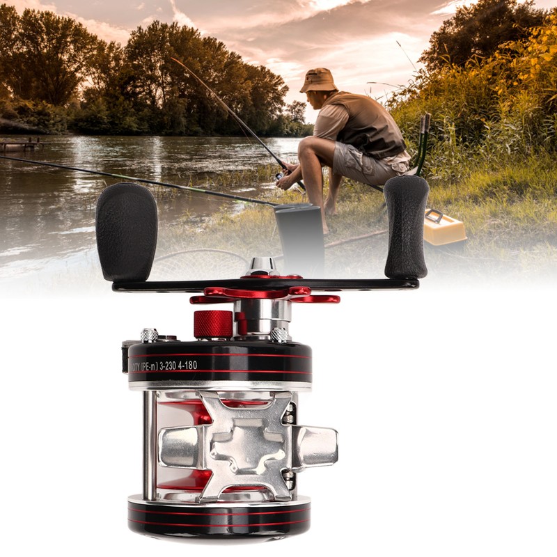 Baitcasting Fishing Reel Metal Baitcasting Reel All Metal Drum Transverse