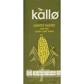 Kallo Organic Lightly Salted Low Fat Corn Cakes, 130g