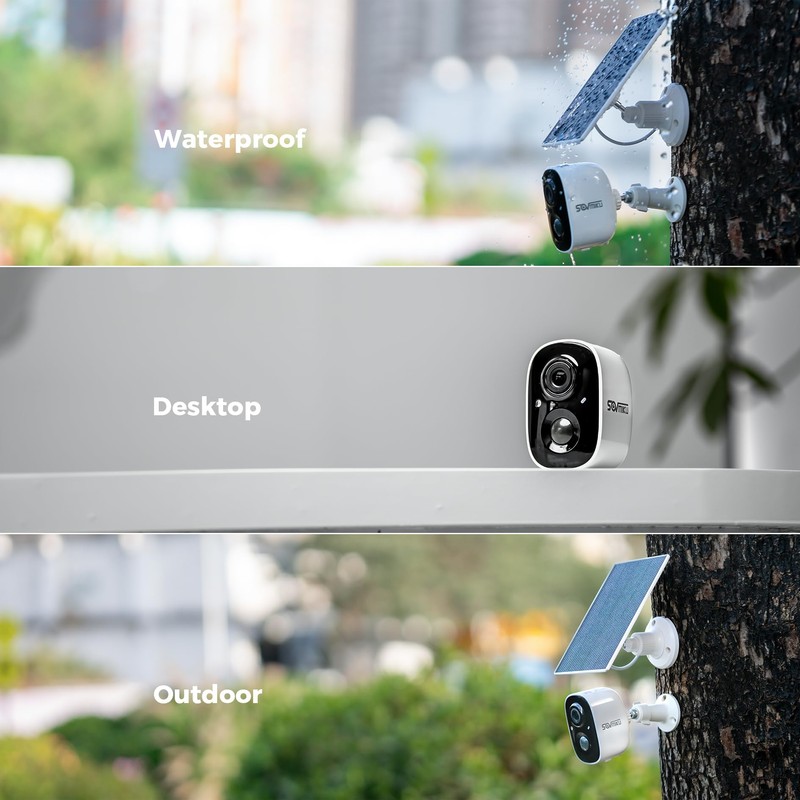 Vicohome 2K Security Camera Wireless Wi-Fi Indoor/Outdoor,Battery Powered,Easy to Setup,PIR
