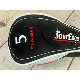 Tour Edge Golf Black Red Gray FW Fairway Wood Replacement Headcover 5 Brand New
