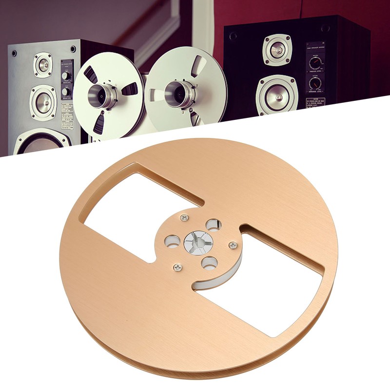 1/4 7 Inch Empty Reel Aluminum Alloy 2 Hole Opening
