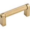 Top Knobs Amwell Bar Pull 3 Inch (c-c) Honey Bronze