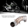 Nikou Exhaust Centre Pipe - Motorcycle Full Exhaust System Centre
