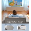 3-in-1 Extra Wide Convertible Kids Couch, Flip Open Toddler Couch