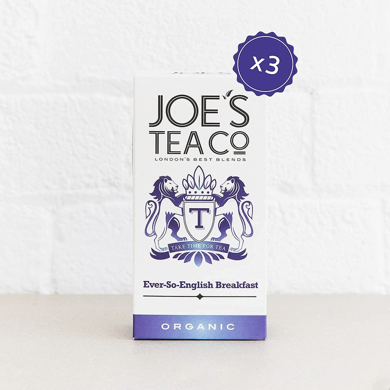 Joe's Tea Co. Ever-So-English Breakfast (3x15ct) - Organic Black Tea