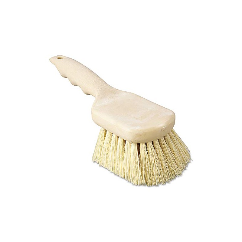 Boardwalk BWK4208 5.5 in. Brush 3 in. Tan Plastic Handle