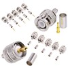 Swpeet 14 Pcs Professional Coaxial Cable Tool Kit with Ratcheting