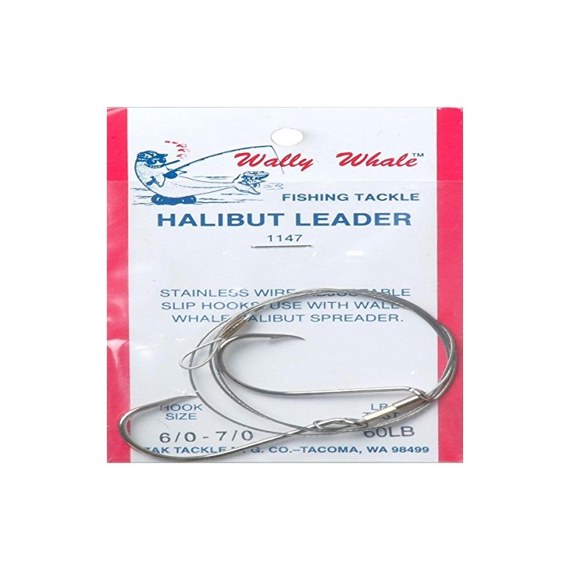 Zak Tackle Halibut Leader, 6/0-7/0