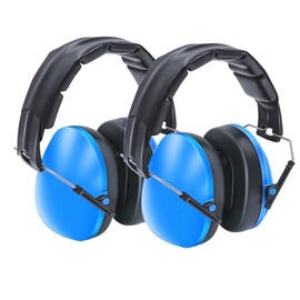 Lerelin Ear Defenders Kids, 2 Pack Noise Cancelling Headphones for Kid, Foldable Adjustable Hearing Protection, 28 dB for Noise Reduction for Autism, Boys, Girls, Toddlers