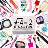 BDPWSS Math Teacher Makeup Bag Funny Math Lover Gift It's
