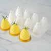 Restaurantware Pastry Tek Silicone Pineapple Baking Mold - 8-Compartment -