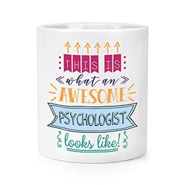 This Is What an Awesome Psychologe Looks Like Make-Up Pinsel Stift Topf