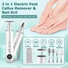 Electric Foot Callus Remover for Feet,15 Speed Adjustable Pedicure Tools