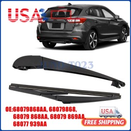 Unbranded Rear Windshield Back Wiper Arm Blade Set for 2011-2017 Jeep Grand Cherokee