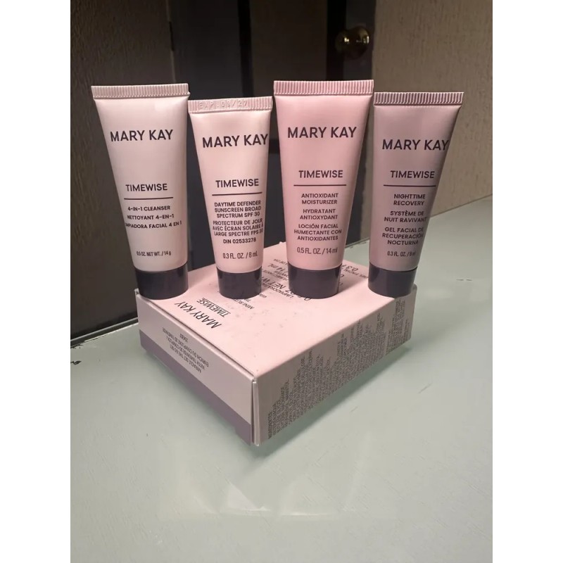 Mini Rutina Facial Timewise Mary Kay Piel Grasa Para Viaje