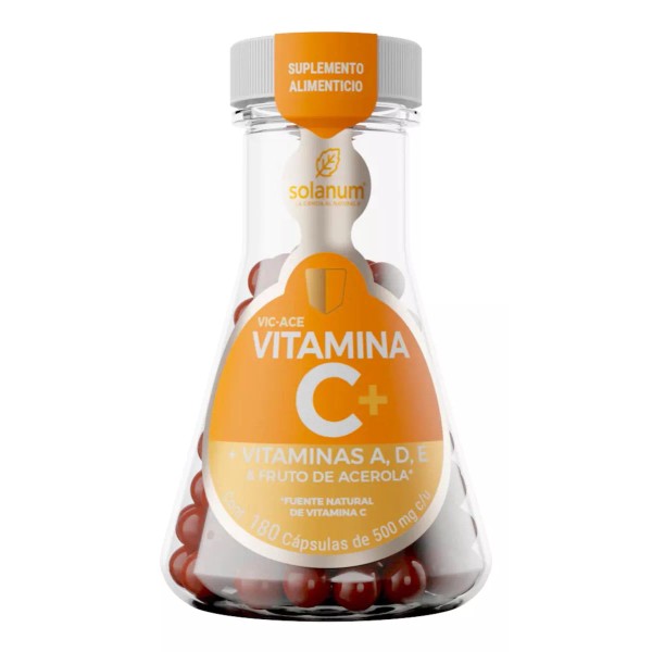 Solanum Vitamina C 180 Cápsulas Solanum