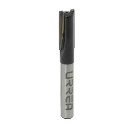 Urrea BR1412 Broca para router de acero recta de 2 filos 5/8" zanco de 1/4"